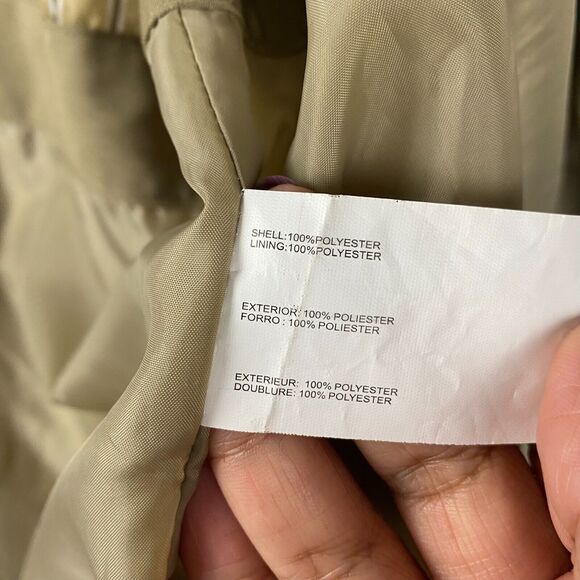 Nautica Women's Beige XL‎ Removable Hood Winter Coat Zip out Lining Windbreak - Picture 12 of 13